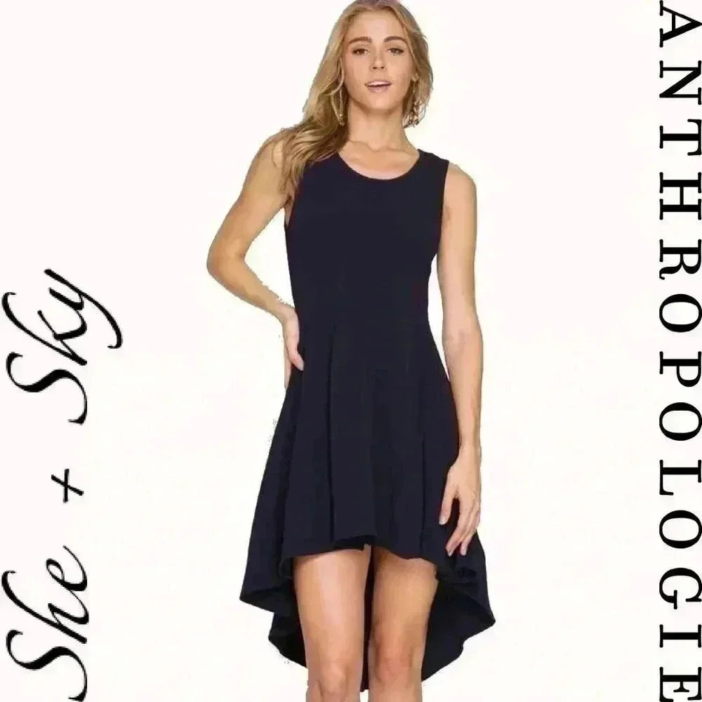 “Halle” Fit & Flare Dress (IN NAVY ONLY!!)